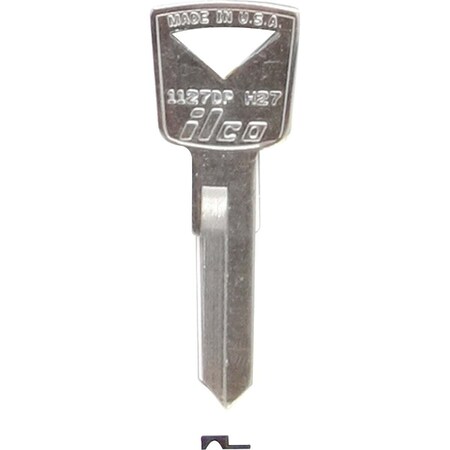 Kaba Ilco Ford Nickel Plated Automotive Key H27 / 1127DP, 10PK AL3034401B