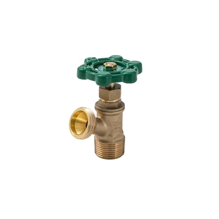 Proline Series Brass 3/4-in MIP x 3/4-in MHT Heavy Duty Boiler Drain 102-704NL