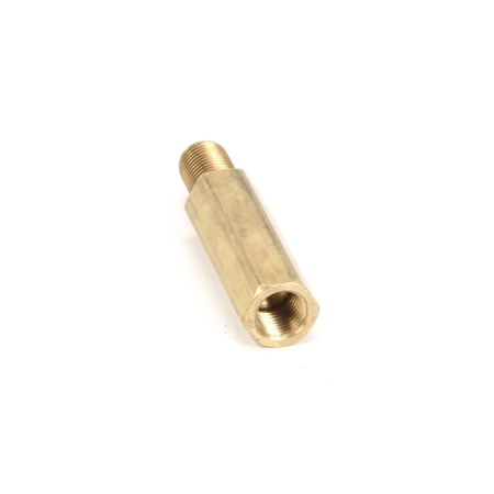 Royal Range Fitting, Straight, 1/4in NPT x 3/8in CC, Brass 1509