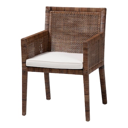 Bali & Pari Karis Natural Rattan Dining Chair 269-14894-ZORO