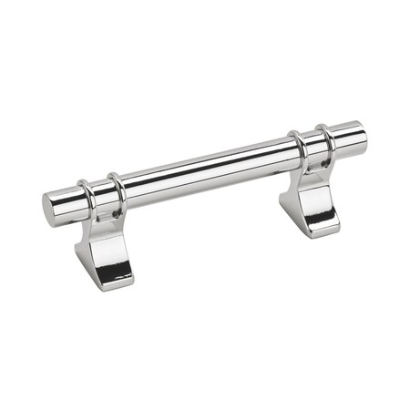 Amerock Davenport 3 in 76 mm Center-to-Center Polished Chrome Cabinet Pull BP3660026