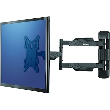 Fellowes Full Motion TV Wall Mount - 1 Display(s) Supported - 55" Screen Support - 77 lb Load Capacity 8043601