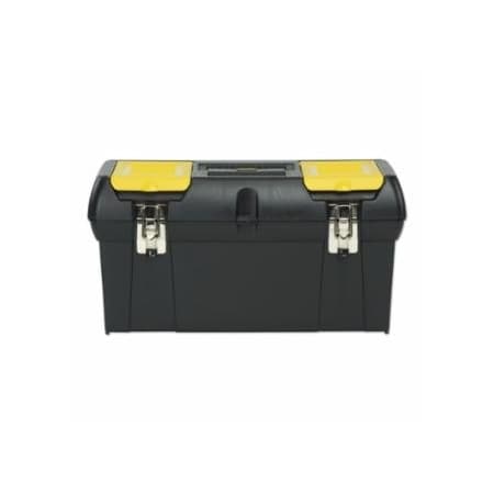 Stanley Series 2000 Tool Box, 24 in, Plastic, Black, 2PK 680-024013S