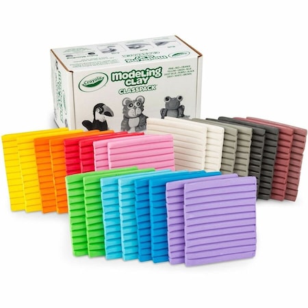 Crayola Modeling Clay Classpack, Assorted Colors, 24 lbs 230288
