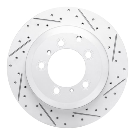 Dynamic Friction Co DFC Geoperformance Rotor - Drilled and Slotted 830-02130R