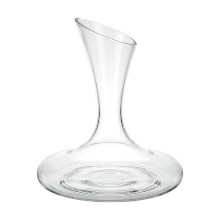 Homeroots Clear Crystal Glass Convex Curve Shape Stemless Carafe 375882