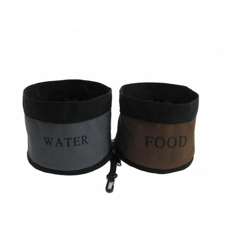 Petpurifiers Camouflage Double Water Travel Pet Bowl PE117155