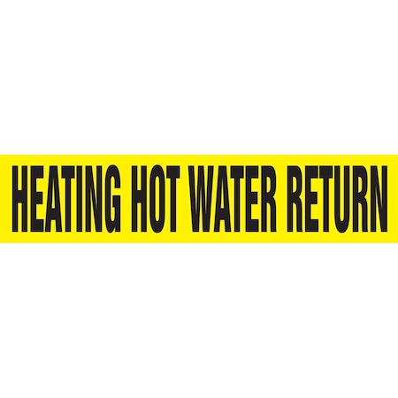 Accuform ASME ANSI PIPE MARKER HEATING HOT RPK379STB