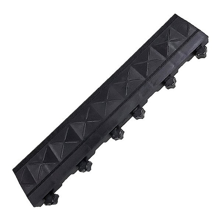 Safe-Flex Male Mat Ramp, Black, 18"Wx4"L, 10 PK ESDA4-B