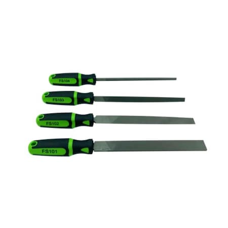 Vim Tools 12 in. File Set - 4 Piece VMFS100