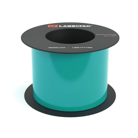 Labeltac Label Supply 4in x 75ft, Teal LT423-C