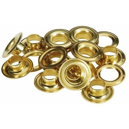 Tarps Now #2 Brass Grommets / Plain Washer 3/8'', 25 Gross TA-GPW2-25G