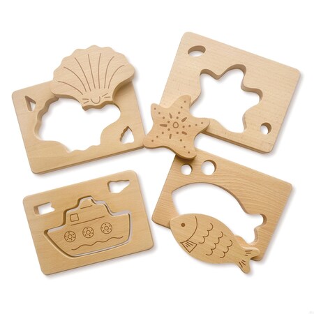 Learn Well Little Looking Shapes, Ocean, 8-Piece Set YD-L1028