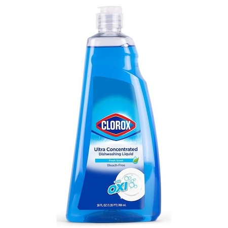 Brand Buzz Clorox Dish Soap, 26 oz Bottle, Liquid, Fresh Scent BBP0018