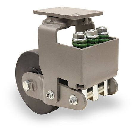 Hamilton Aerospace Spring Loaded Forge Master Swivel Caster, 8"X3" Nylast Wheel S-AEZFFM-83NYB