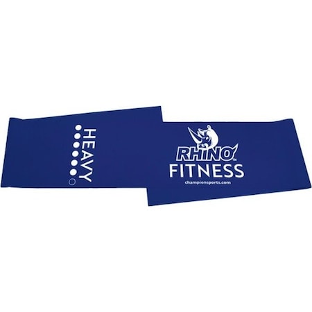 Champion Sports 4 ft. Therapy & Exercise Flat Band, Indigo - Heavy FB4I
