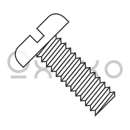 Oxoxo 4-40X1 5/8 Slotted Pan Machine Screw Fully Threaded Nylon, 2500PK ...
