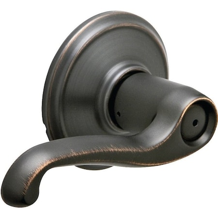 Schlage Flair Series Privacy Lever, Zinc, Aged Bronze F40V FLA 716