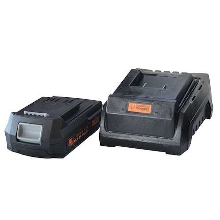Pro-Series 20V Lithium Ion Rechargeable Battery and Quick Charger LICBKIT20