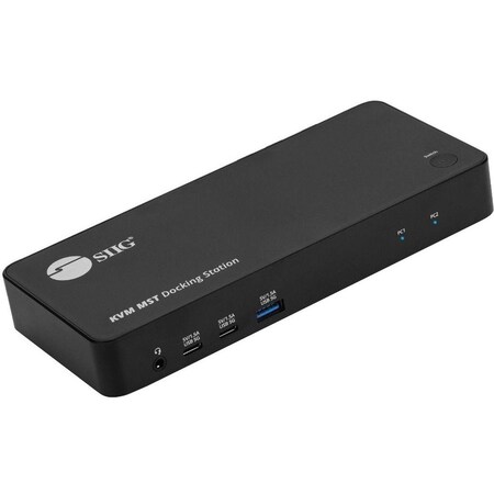 Siig Dual Host USB-C KVM MST Docking Station CEDK0111S1