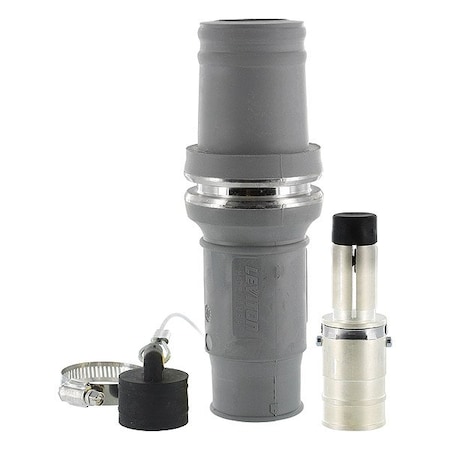 Leviton Single Pole Inline, 1,009 A, Male, Gray 49M64-GY