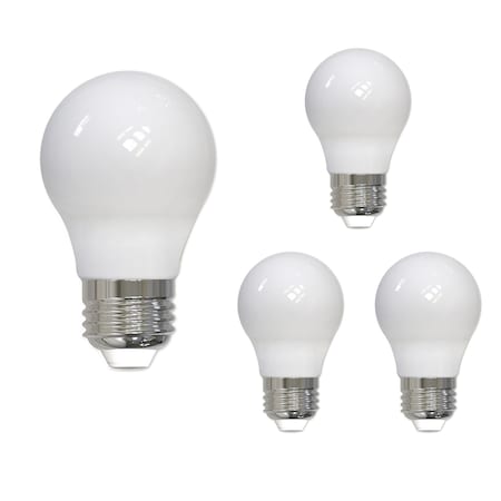 Bulbrite LED Filament 7 W Dimmable A15 Light Bulb with Milky Glass Finish and E26 Base, 3000K, 700Lumens, 4PK 861636