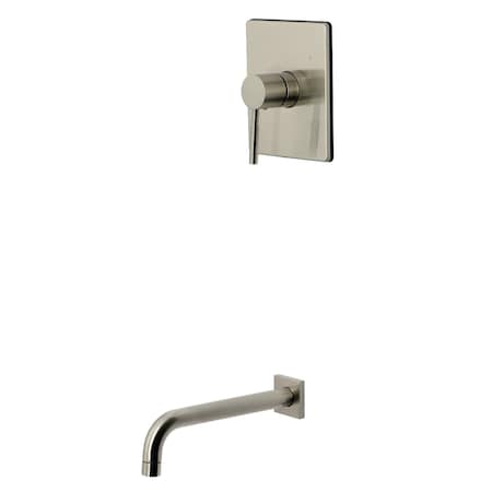 Kingston Brass Single-Handle Pressure Balanced Tub Faucet, Brushed Nickel KB6348DLTO