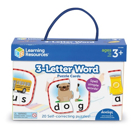 Learning Resources 3-Letter Word Puzzle Cards LER6088