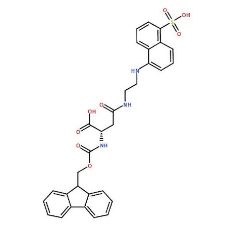 Ak Scientific Fmoc-Asp(Edans)-OH (100mg), CAS 182253-73-2 Y3361-100mg