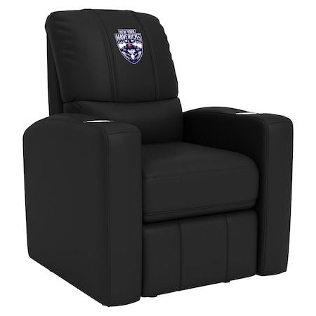 Dreamseat Stealth Recliner with New York Mavericks Primary Logo XZ52082CDSMHTBLK-PSPBR0045