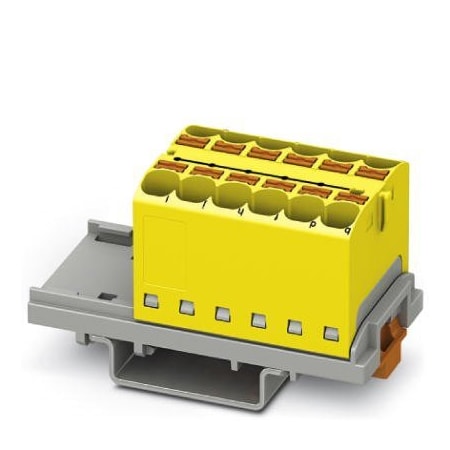 Phoenix Contact PTFIX 12X4-NS35 YE Distribution block 3273554