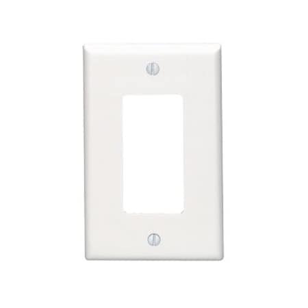 Leviton Faceplate, Number of Gangs: 1 White 80601-00W