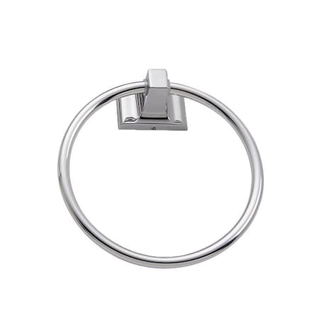 Boston Harbor Towel Ring, 6 in Dia Ring, Wall Mounting L760-26-03