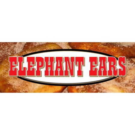 Signmission Elephant Ears, 12 Inch, Decal D-Elephant Ears