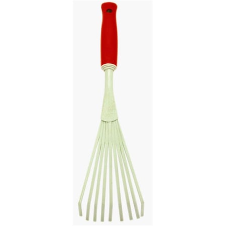 Bond Easy Grip Hand Fan Rake White and Red 9709