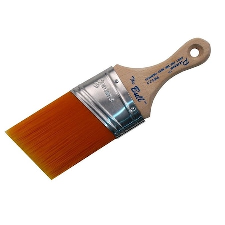 Proform Picasso PIC5-2.5 Paint Brush, 2-1/2 in W, Angled, Oval Brush, PBT Bristle, Short Handle 8221018