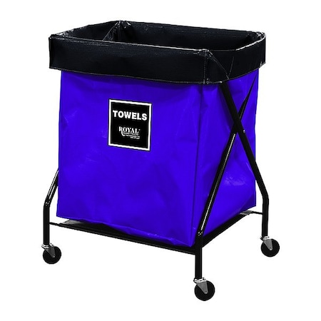 Royal Basket Trucks X-Frame Hamper, 150 lb Capac., 22" L G06-PPX-XTA-3ONN