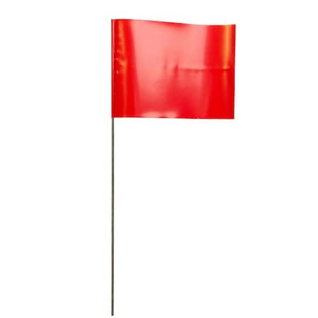 Blackburn Flag Marking Flags, Red, 30 in L., 100 PK Y450W-RED