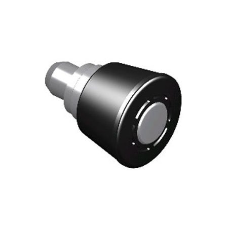 Southco Spring Loaded Plunger, Flare-in, Large Size, With hold-open feature, Steel, Black Knob 56-271-1-000