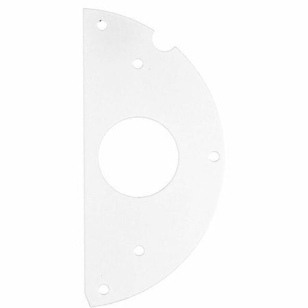 Hubbell Wiring Device-Kellems Recessed 6" Series, Sub Plate, 50% Right Side, (1) 1.40" Receptacle Opening S1R6SPJ