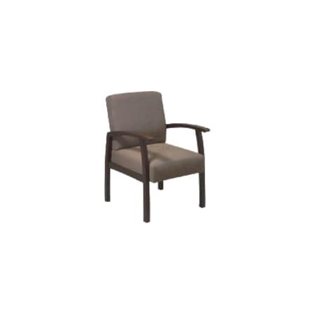 Lorell Guest Chair, Wood Back, 24 in W 25" L 35-1/2" H LLR68555
