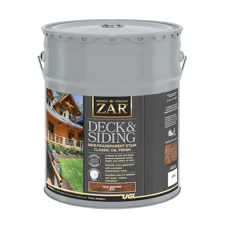Zar STAIN WD SM-TRANS OAK BROWN 5G 67615