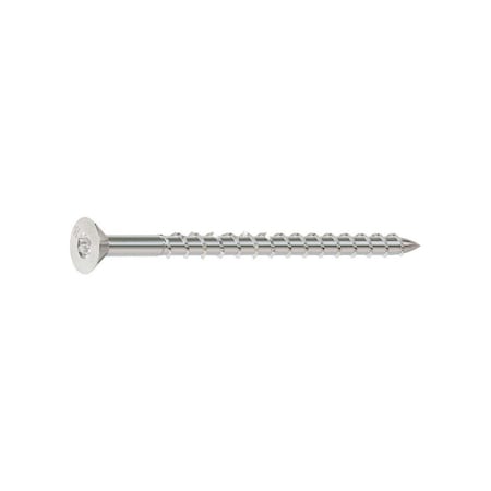 Simpson Strong-Tie Co Exterior Wood Screw No. 8 S X 2" L Square Stainless Steel Stainless Steel, 128PK S08200DB1