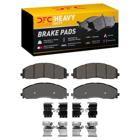 Dfc Heavy Duty Disc Brake Pad Set, 1214-2490-01