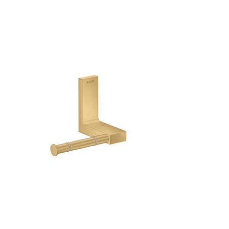 Axor Universal Rectangular Toilet Paper Holder in Brushed Gold Optic 42656250