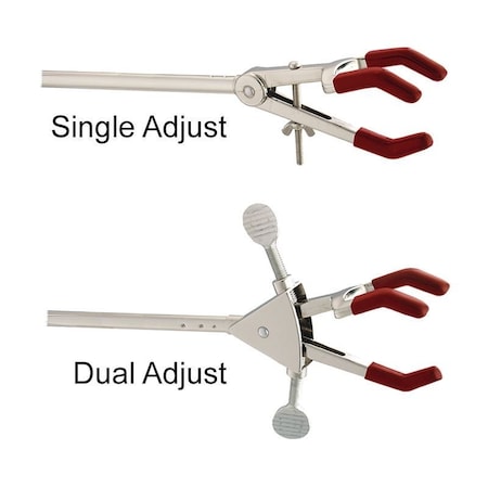 Chemglass Clamp, 3-Prong, Single, 8.75 In CG-9205-02