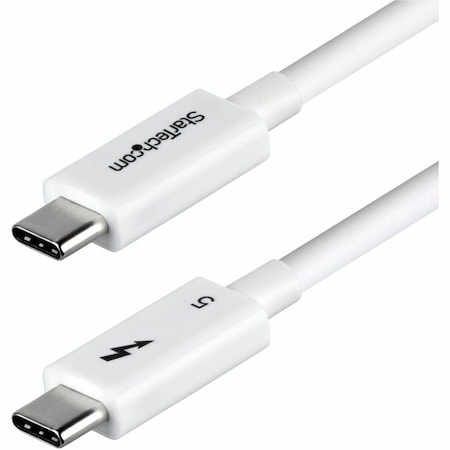Startech.Com 1.5ft/50cm Thnderblt 5 Cbl WHT TBLT5MM50CM240WWH