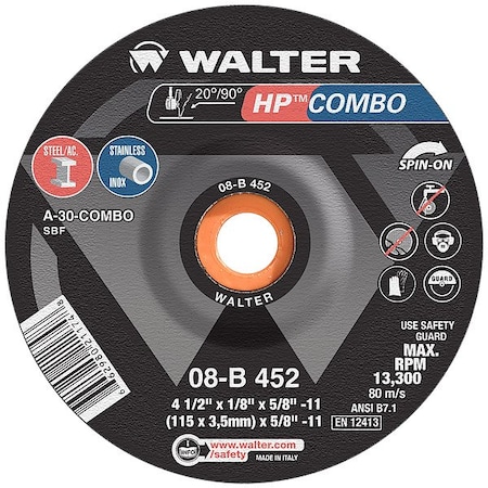 Walter Power Brushes, 10000 RPM, Blue 13K614