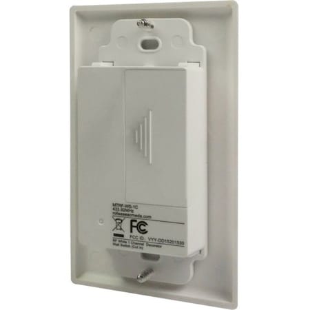 Draper Draper Recharge RF 1 Channel Switch (Cut In) - 120 V AC - White C112.157