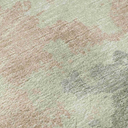 Homeroots 8' X 10' Beige Charcoal And Gray Abstract Washable Indoor Outdoor Area Rug 643592